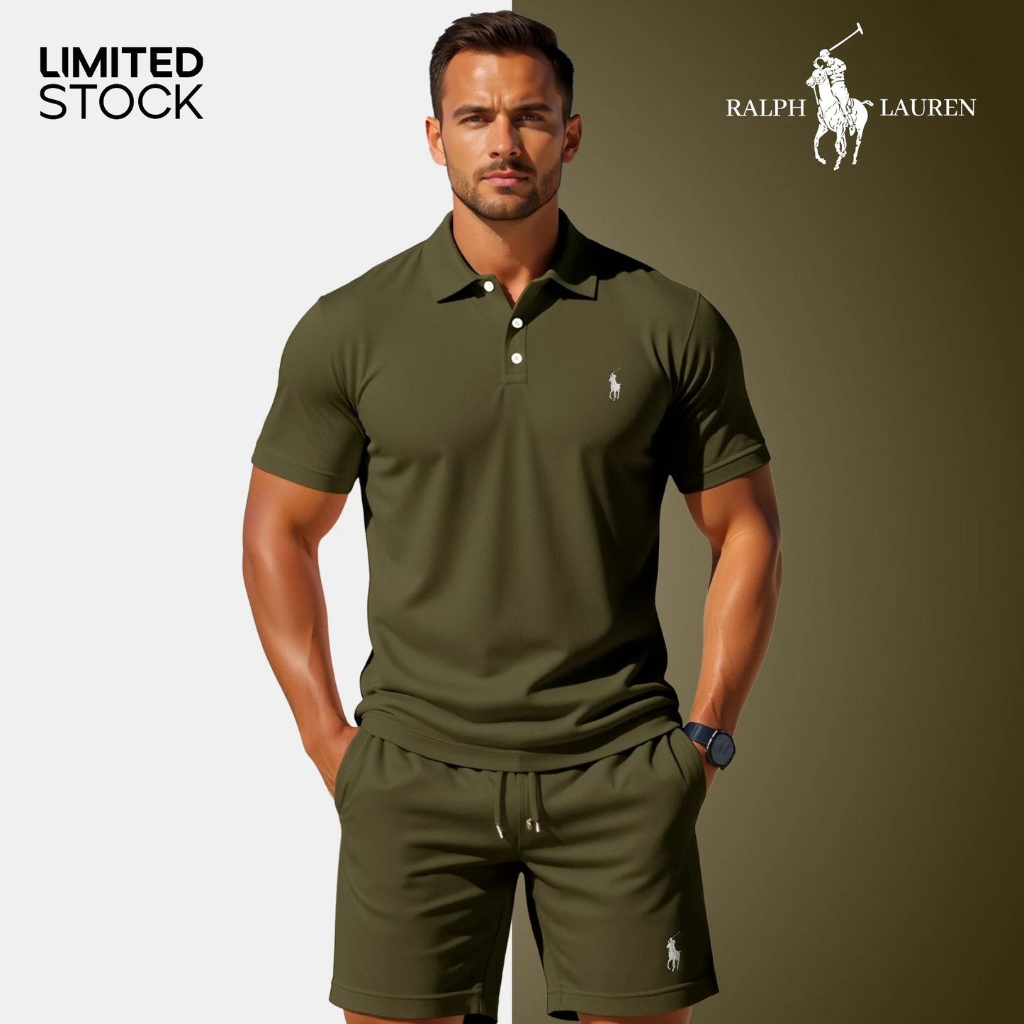 Men's Polo & Shorts Set – Limited Edition