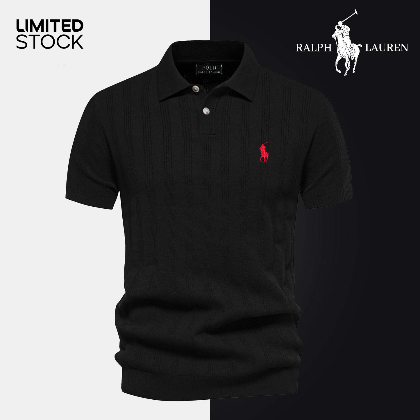 Premium Textured Polo for Men