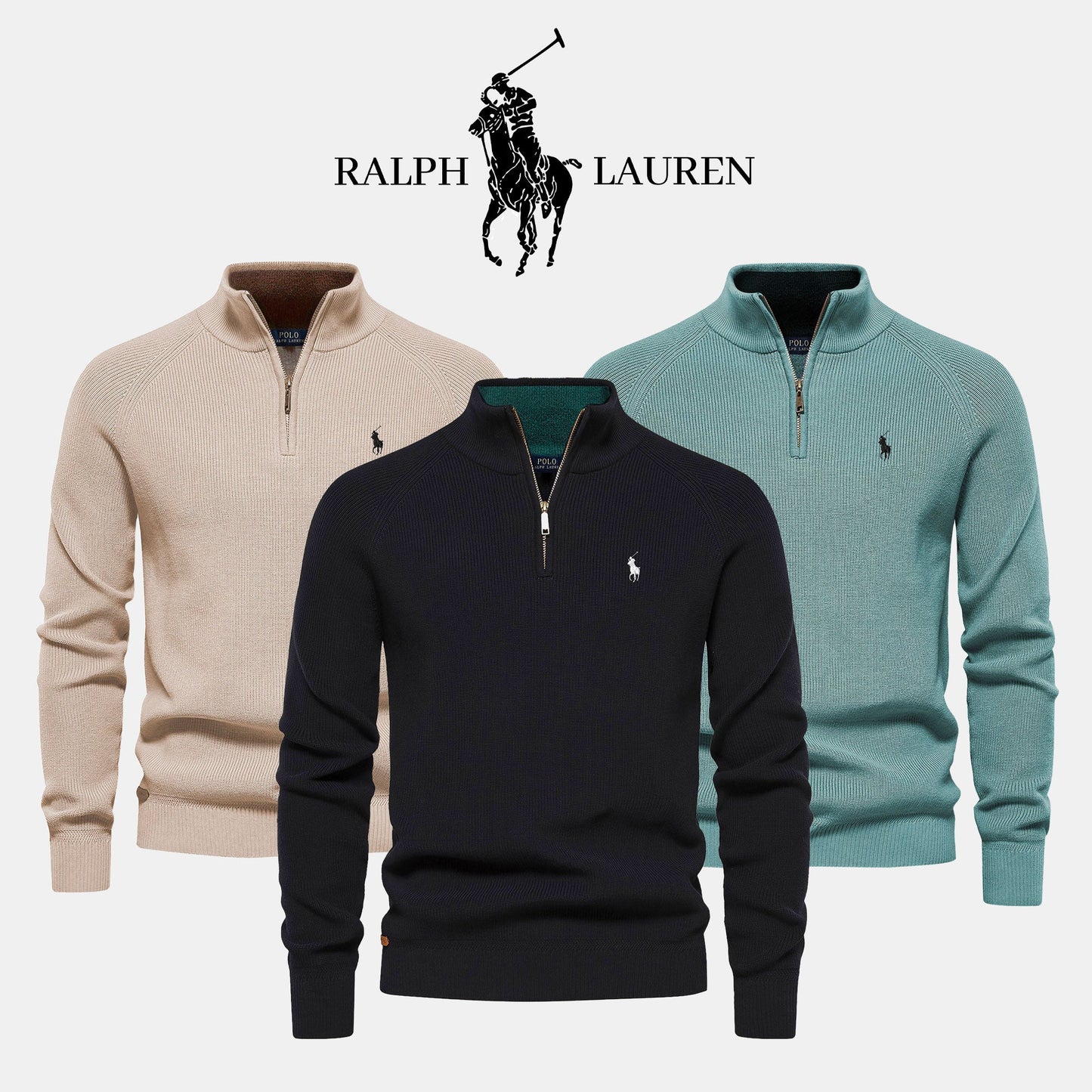 Zipped Collar Sweater (CLEARANCE)