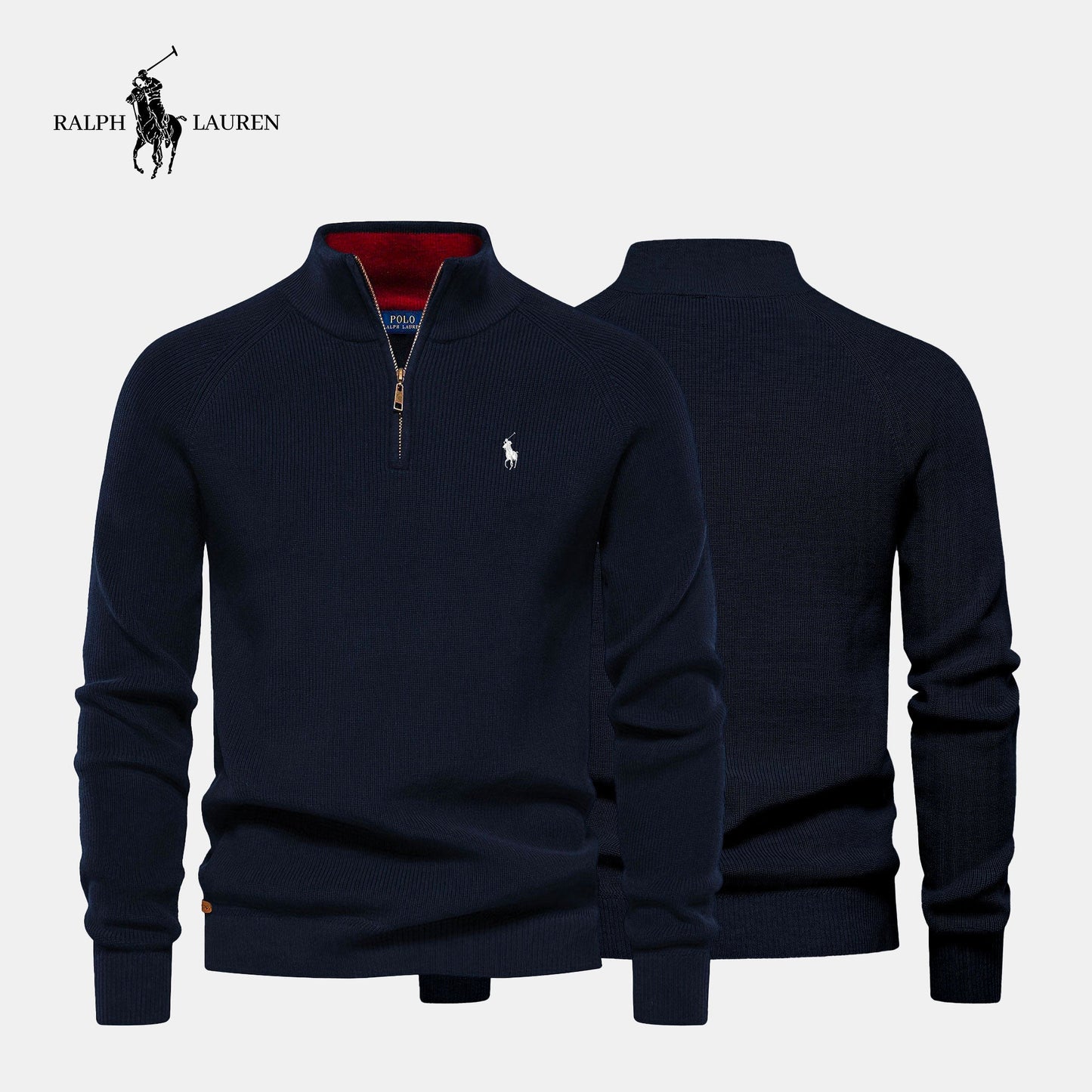 Zipped Collar Sweater (CLEARANCE)